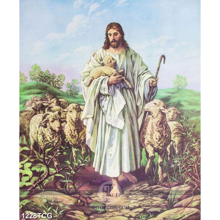 Tranh Chúa GiêSu chăn chiên