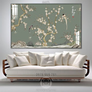 Tranh chim én decor  dán tường