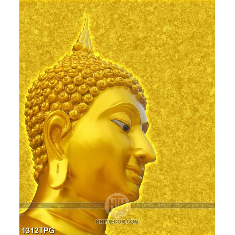 Tranh tượng Phật mạ vàng