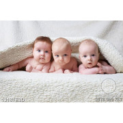 Tranh 3 bé baby chất lượng cao