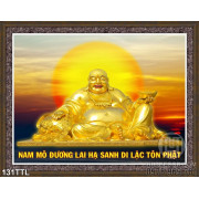 Tranh Phật Di Lặc in uv chất lượng cao