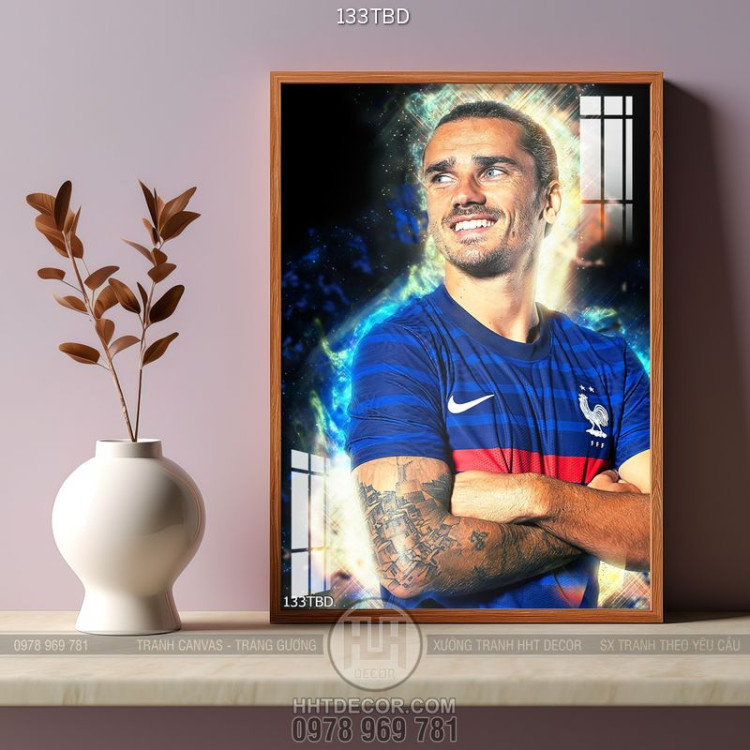 tranh bong da griezmann doi tuyen phap