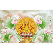 Tranh Tượng Phật nghìn tay bằng vàng chất lượng cao