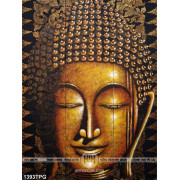 Tranh điêu khắc mặt Phật chất lượng cao