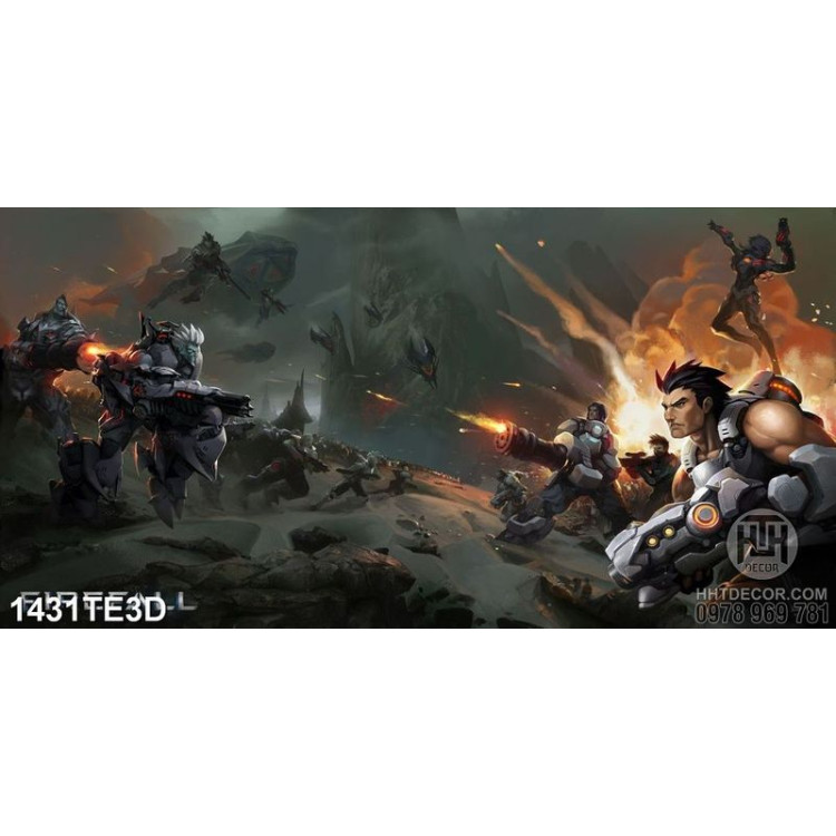Tranh game 3D cuộc chiến giữa các hiệp sĩ