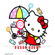 Tranh hello kitty in decal chất lượng cao