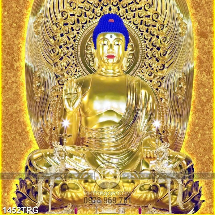 Tranh Tượng Phật Tổ Như Lai chất lượng cao