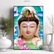 Tranh tượng Phật Bà Quan Âm nghệ thuật