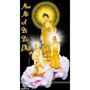 Tranh Nam Mô A Di Đà Phật file psd