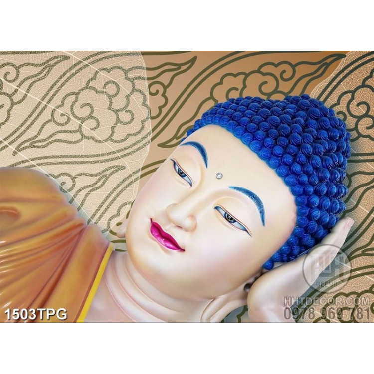 Tranh tượng Phật niết bàn đẹp