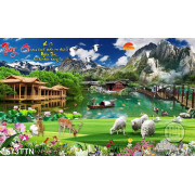 Tranh psd phong thủy wall decor đẹp nhất