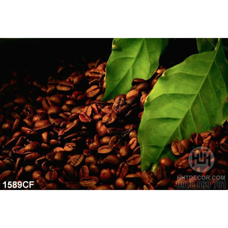 Tranh hạt cà phê in chất lượng 