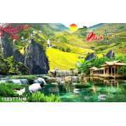 Tranh ruộng bậc thang Tây Bắc decor wall