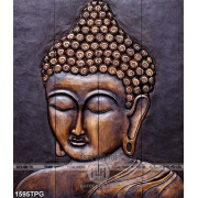 Tranh điêu khắc Đức Phật in nét 