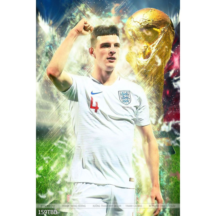 tranh cau thu Declan Rice