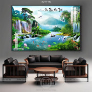 Tranh phong thủy wall decor nghệ thuật