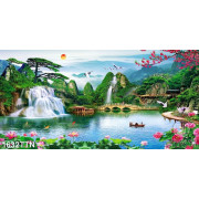 Tranh phong thủy in 3D mùa xuân mới nhất