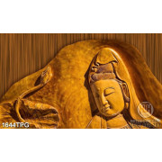 Tranh điêu khắc Phật Bà Quan Âm kích cỡ lớn