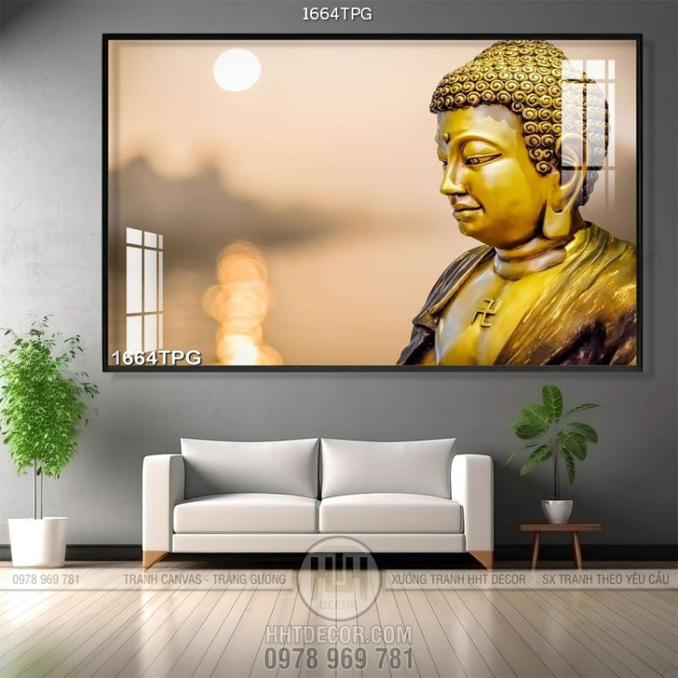 Tranh tượng Phật mạ vàng kích cỡ lớn