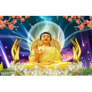 Tranh Phật Như Lai đẹp độc đáo