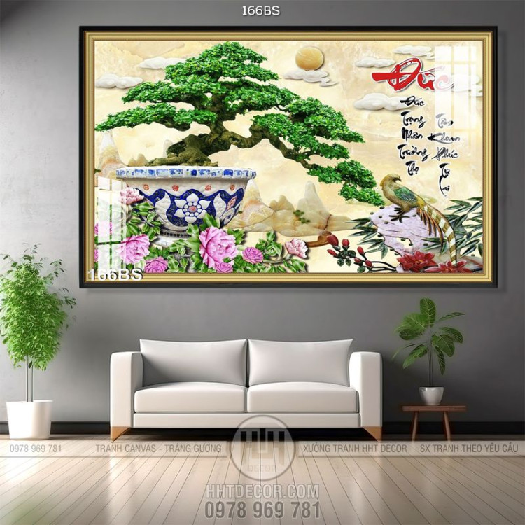 Chậu bonsai in gạch nghệ thuật 2020