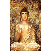 Tranh tượng Phật A Di Đà mạ vàng đẹp