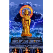 Tranh tượng Phật Bà Quan Âm đẹp nét