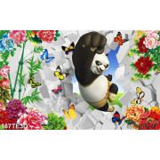 Tranh gấu trúc Panda 3D