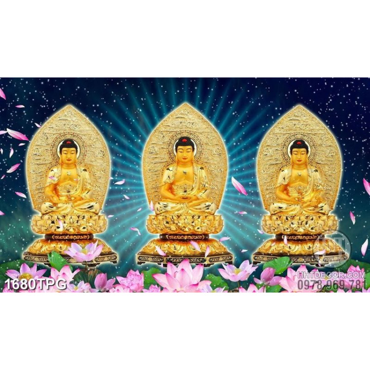 Tranh tượng Phật Thích Ca chất lượng kích cao, thước lớn