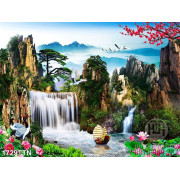 Tranh psd phong thủy nghệ thuật wall decor mới nhất