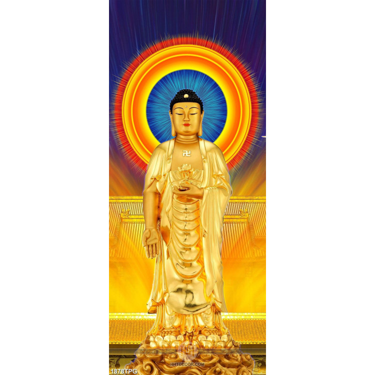 Tranh tượng Phật mạ vàng đẹp