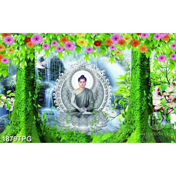 Tranh Phật A Di Đà file psd