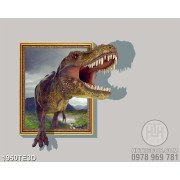 Tranh 3D khủng long nghệ thuật