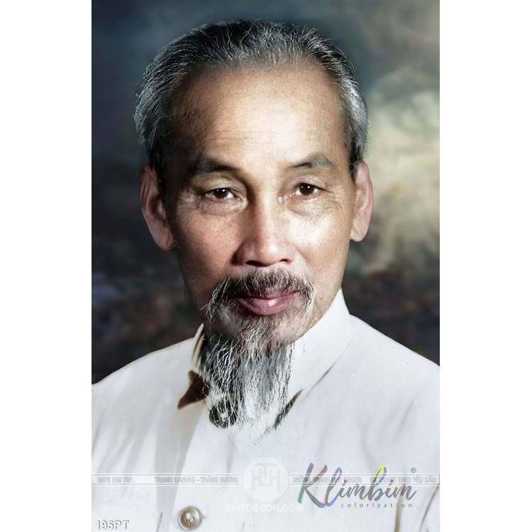 Tranh chân dung chủ tịch HỒ CHÍ MINH file gốc 