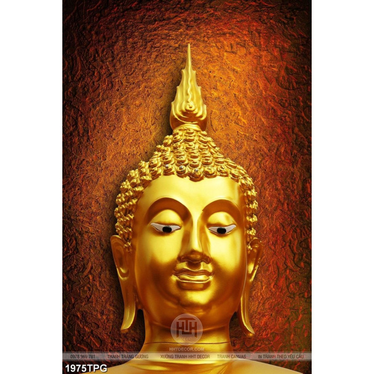 Tranh tượng Phật bằng vàng đẹp chất lượng cao
