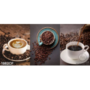 Tranh ly coffee nguyên chất trang trí tường 
