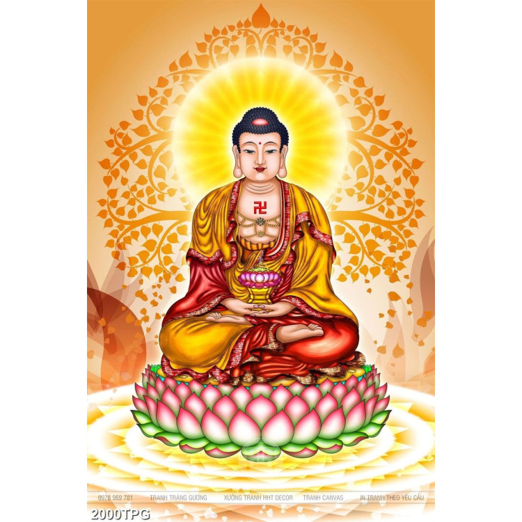 Tranh Phật Dược Sư đẹp chất lượng rõ nét
