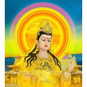 Tranh Phật Bà và chùa đẹp