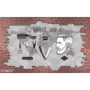 Tranh trang trí tường tiệm cắt tóc - barber shop chất lượng cao