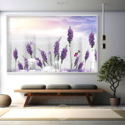 Tranh hoa Lavender trang trí treo tường nghệ thuật
