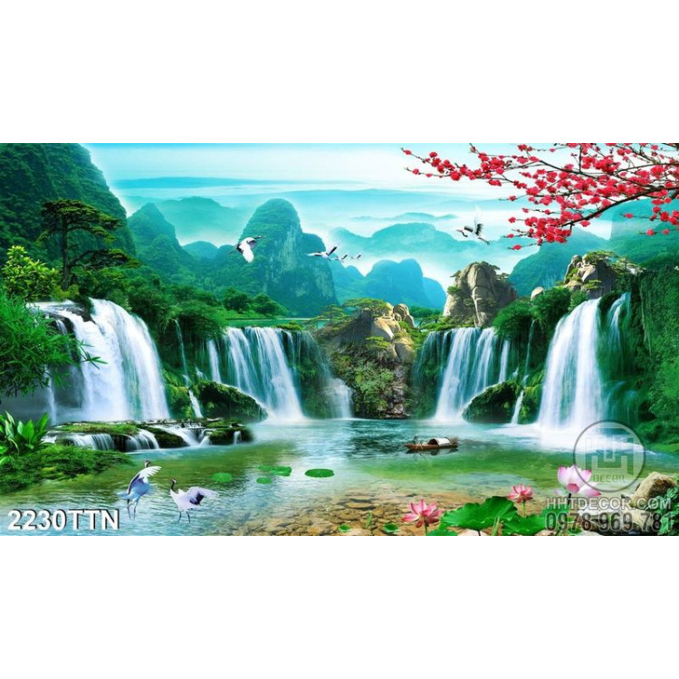 Tranh psd phong thủy wall decor