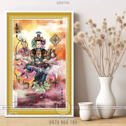 Tranh Phật vẽ màu nghệ thuật chất lượng cao