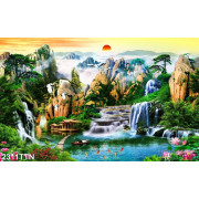 Tranh in 3D phong cảnh nghệ thuật mới nhất