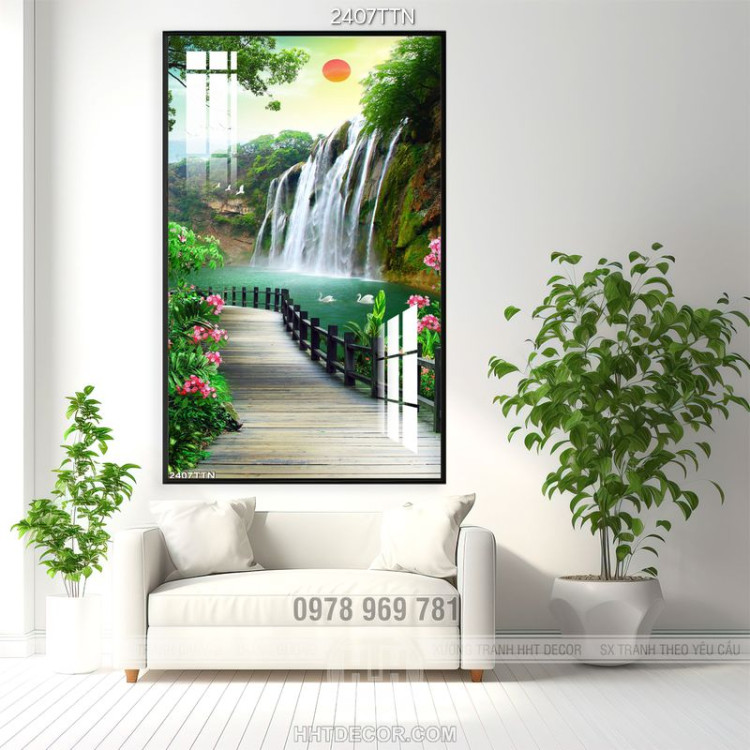 Tranh phong thủy nghệ thuật wall decor chất lượng