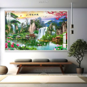 Tranh decor in 3D phong cảnh mới nhất