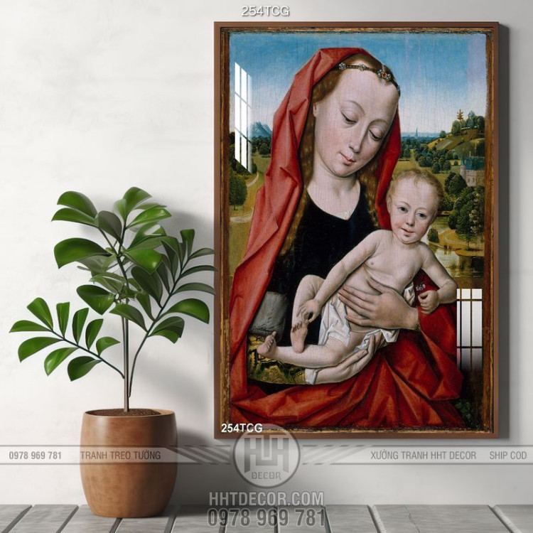 Tranh công giáo Mẹ Maria và Chúa