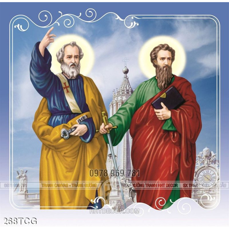 Tranh công giáo, Thánh Phê rô và Phao lô