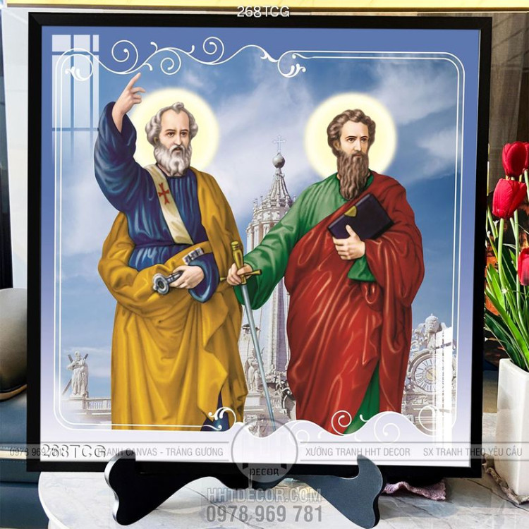 Tranh công giáo, Thánh Phê rô và Phao lô
