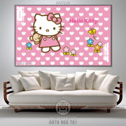 Tranh Hello Kitty trẻ em