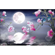 Tranh ánh trăng và hoa mộc lan